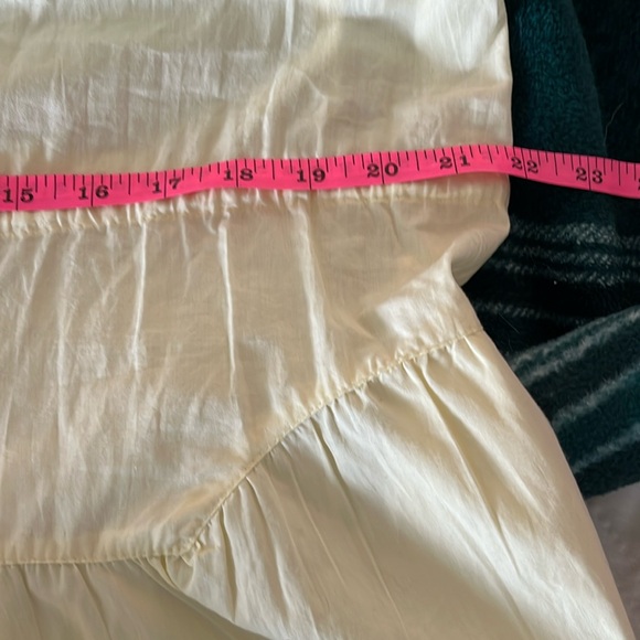 NWOT Free People Yellow Romper With Pockets Size Small - Picture 8 of 9